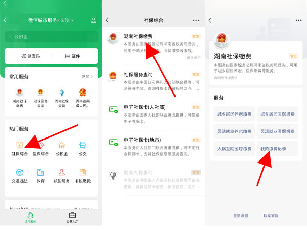 微信養(yǎng)老保險怎么查詢繳費記錄