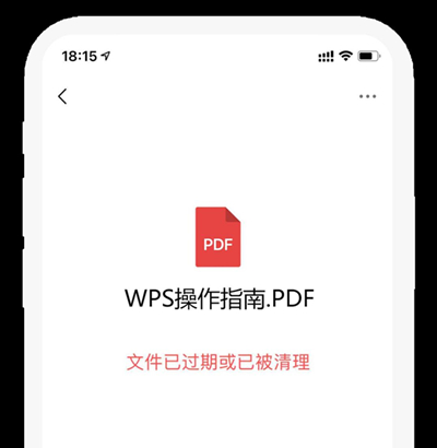 怎么讓W(xué)PS分享的文檔永不過(guò)期？