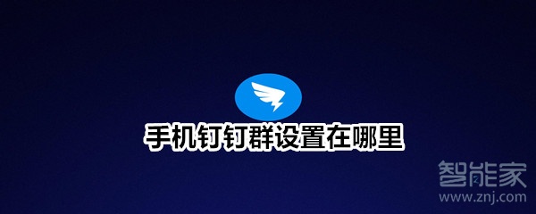 手機(jī)釘釘群設(shè)置在哪里
