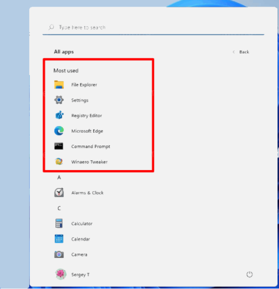 如何在Windows11“開(kāi)始”菜單中隱藏或顯示最常用的應(yīng)用程序？
