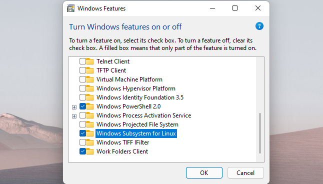如何在Windows11上安裝適用于Linux的Windows子系統(tǒng)？