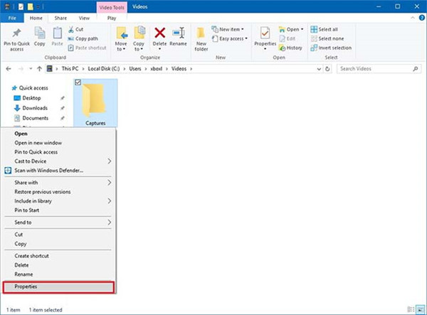 Win10怎么更改捕獲文件夾位置？Win10更改捕獲文件夾位置的方法