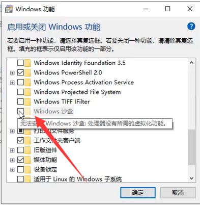 Win10專業版系統如何開啟沙盒功能？