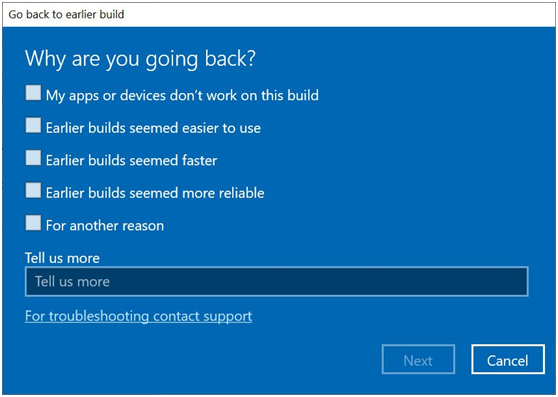 如何卸載Win10 20H2版本，并降級到以前的版本？