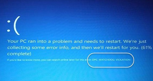 升級Win10專業(yè)版后藍(lán)屏提示DPC WATCHDOG VIOLATION錯誤代碼要怎么辦？