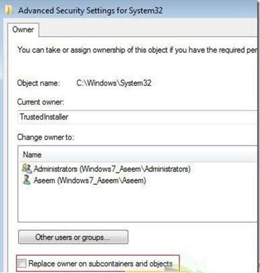 Windows7旗艦版系統(tǒng)怎樣刪除“信任安裝”的文件？