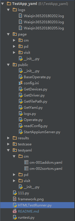 python+appium+yaml移動(dòng)端自動(dòng)化測(cè)試框架實(shí)現(xiàn)詳解