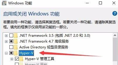 Win10沒有hyperv選項只有虛擬機平臺怎么回事？