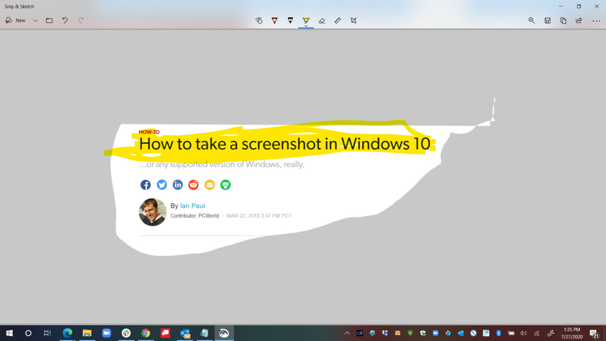 Win10系統怎么拍攝屏幕截圖？