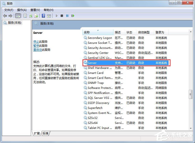 Win7系統(tǒng)提示“工作站服務(wù)沒有啟動”如何解決？