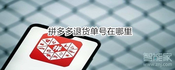 拼多多退貨單號(hào)在哪里