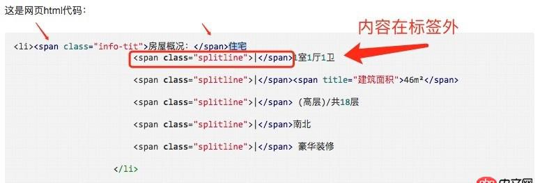 Python爬蟲如何爬取span和span中間的內(nèi)容并分別存入字典里？