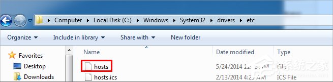 Windows7電腦hosts文件在哪？