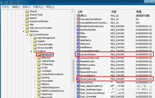 WinXP桌面圖標(biāo)有白底怎么去掉？