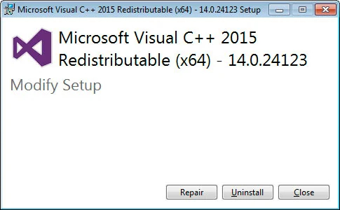 Win10電腦運行程序缺少Microsoft Visual C++ 2015 Runtime怎么辦？