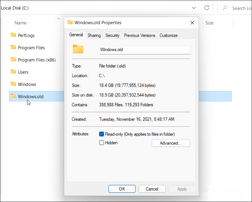 Win11可以刪除Windows.old文件嗎？刪除Windows.old文件的具體方法
