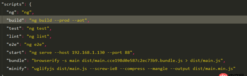 javascript - angular-cli使用ng build --prod 和ng build --prod --aot 打包文件大小相同？