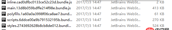 javascript - angular-cli使用ng build --prod 和ng build --prod --aot 打包文件大小相同？