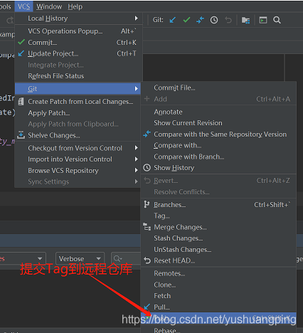 Android studio git創(chuàng)建與刪除標簽（Tag）的教程詳解