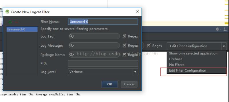 android studio logcat 無(wú)篩選 顯示全部日志 無(wú)應(yīng)用包名區(qū)分方式