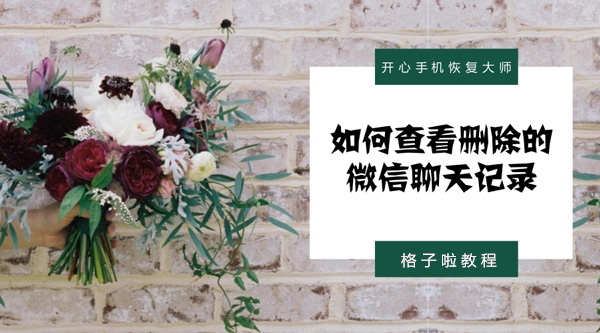 開(kāi)心手機(jī)恢復(fù)大師查看刪除的微信聊天記錄的方法