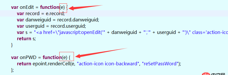 javascript - 想請教一下，js中 function中參數 e 到底是什么，每個條用的參數 e的用法都不一樣？