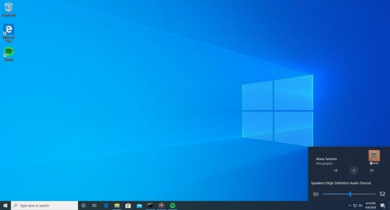 Win10系統音量彈出窗口改進 將在Version 2004中上線