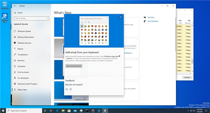 Win10 19603版本系統(tǒng)更新 存儲設(shè)置增加用戶清理建議