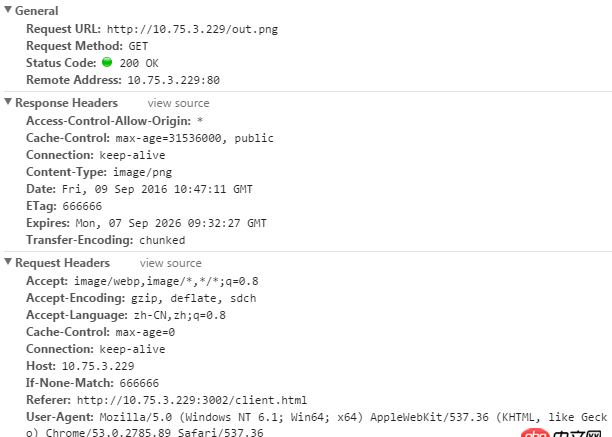html5 - node靜態資源服務器設置了Cache-Control，但瀏覽器從來不走304