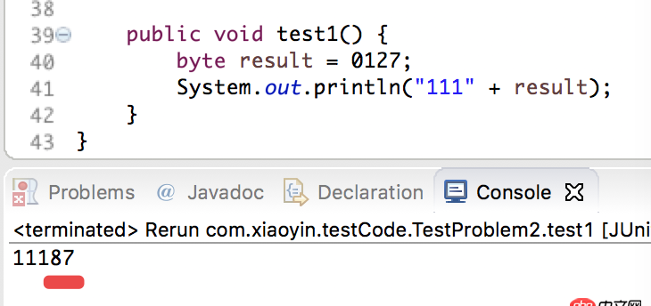 Java, byte 前面有0和沒(méi)有0的區(qū)別