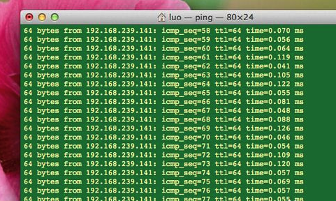 MacOS中如何使用ping命令？MacOS中ping命令的使用方法