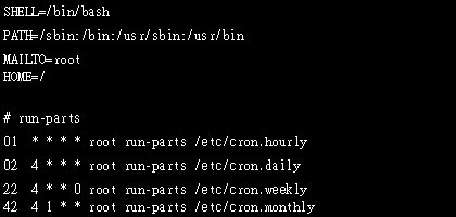 Linux下的crontab定時(shí)執(zhí)行任務(wù)命令詳解