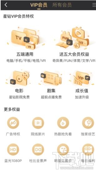 愛奇藝星鉆會員有什么用？愛奇藝星鉆會員和黃金會員區別介紹