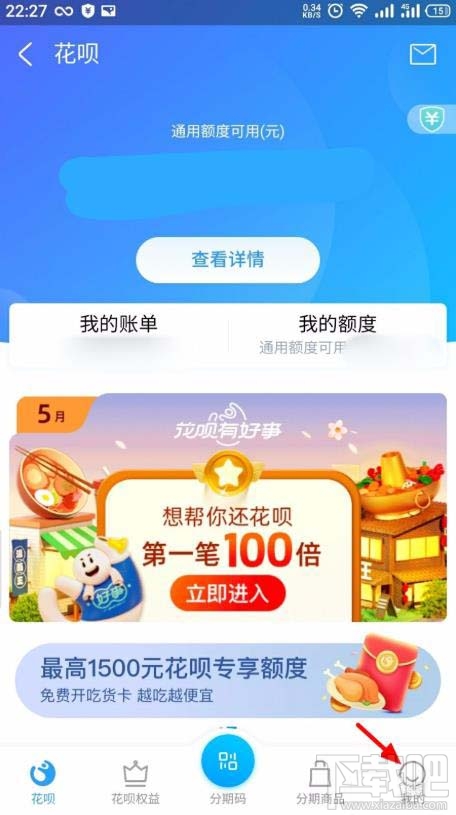 支付寶花唄當面花如何查看賬單明細？