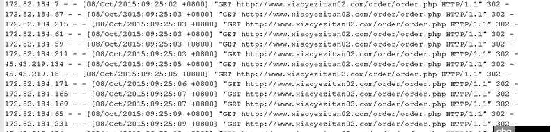 ddos - apache日志很多其它網(wǎng)址，什么情況？