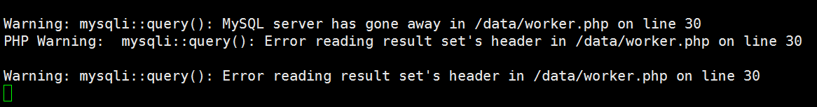 gearman中worker常駐后臺(tái)，導(dǎo)致MySQL server has gone away的解決方法