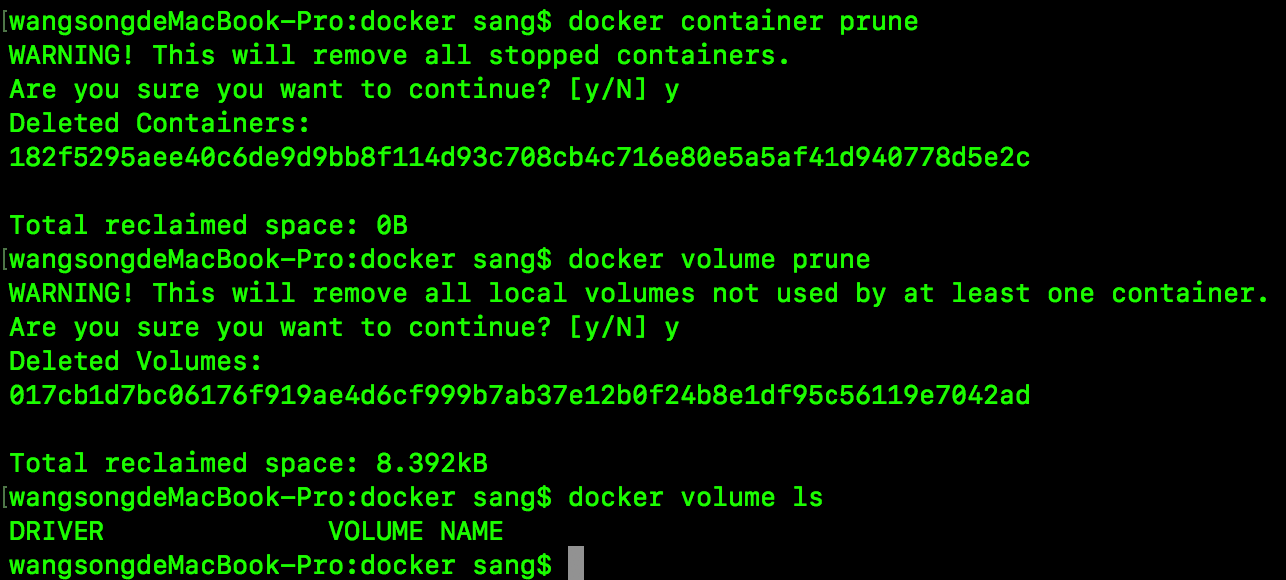 Docker數(shù)據(jù)卷常用操作代碼實(shí)例