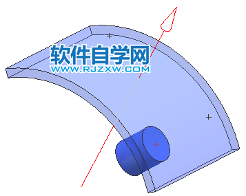 UG怎么在非平曲面上創建孔特征