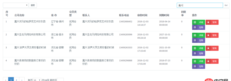 angular.js - AngularJS點擊搜索，實現數據變化