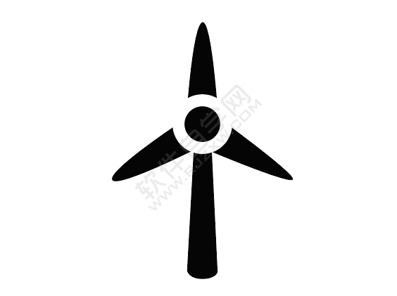 ai怎么畫風(fēng)機(jī)圖標(biāo)