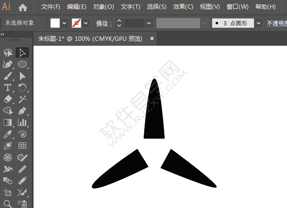 ai怎么畫風(fēng)機(jī)圖標(biāo)
