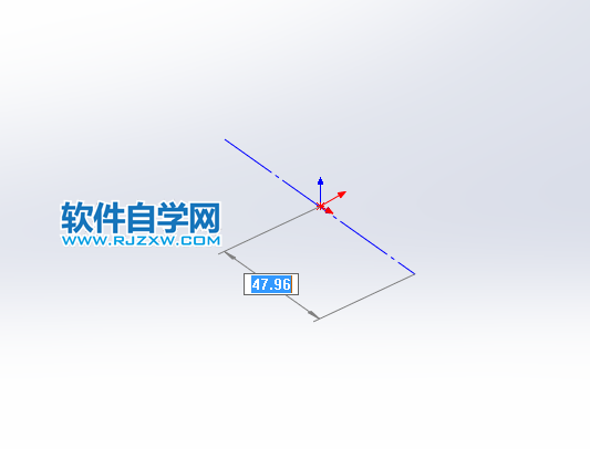 solidworks怎么畫(huà)中心點(diǎn)直槽口草圖