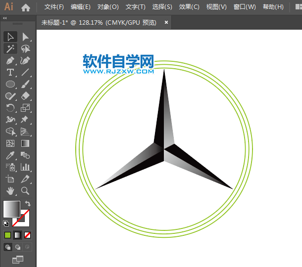 ai怎么設(shè)計奔馳圖標(biāo)