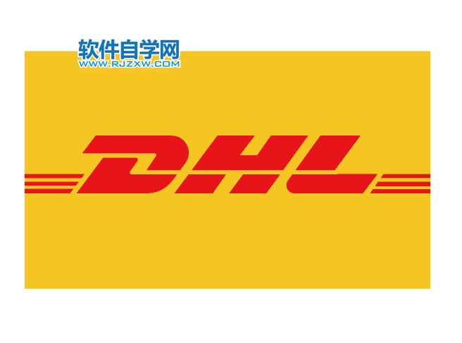 ai怎么設(shè)計DHL標(biāo)志教程