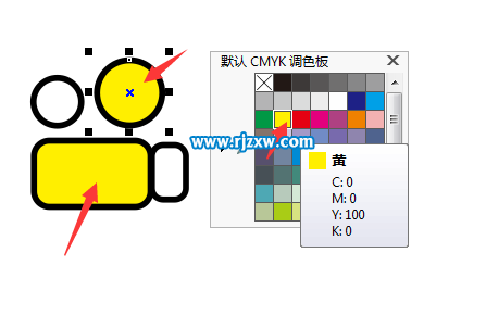 簡單用CDRX7制作卡通放映機(jī)圖標(biāo)