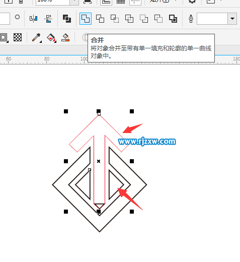 利用CDR偏移路徑設(shè)計LOGO