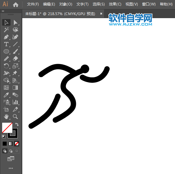 ai制作田徑標(biāo)識(shí)的方法與步驟