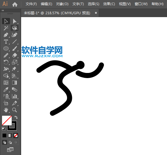 ai制作田徑標(biāo)識(shí)的方法與步驟